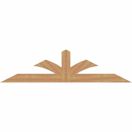 Ekena Millwork Richland Smooth Timber Gable Bracket, Western Red Cedar, 84"W x 21"H x 1 1/2"D x 5 1/2"F, 6/12 Pitch GBW084X21X0206RIC00SWR